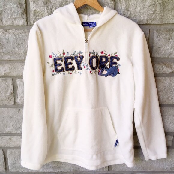 Eeyore Quarter Zip Cozy Fleece Hoodie - Disney - Picture 1 of 6